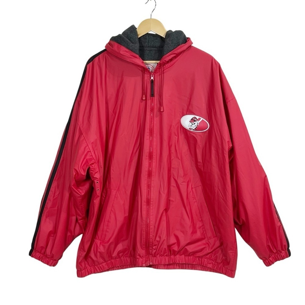 Georgia Bulldogs Red XX-Large officially licensed vinyl rain -windbreaker!!